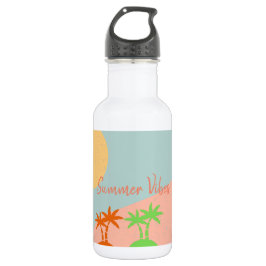 Gewohnte Di Sommervibes niedliche Sommerfarben Pal Edelstahlflasche