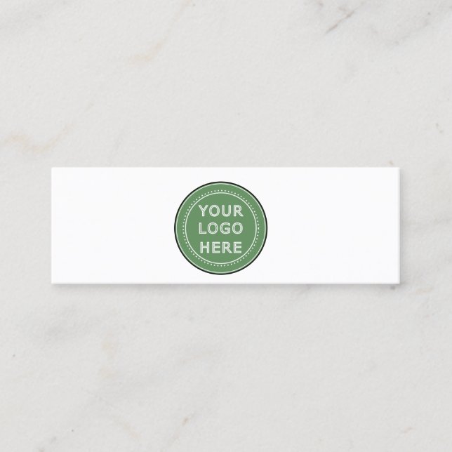 Gewohnte Hochzeit, Elegant, Geschenke zum Jahresta Mini Visitenkarte (Vorderseite)