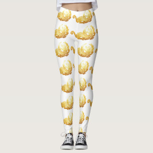 Gewohnte Leggings des Goldenen Drachen