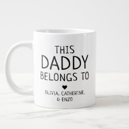 Gewohnte Moderne dieser Papa gehört zum Vatertag Jumbo-Tasse