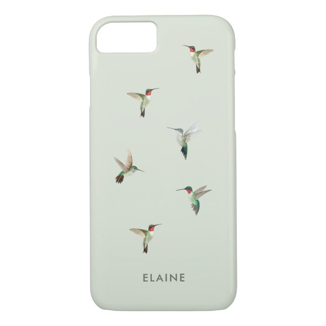 Gewohnte Ruby-throated Hummingbirds Case-Mate iPhone Hülle (Rückseite)