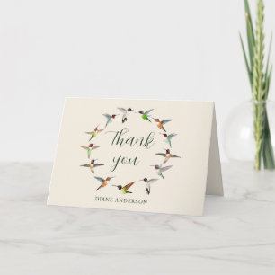 Gewohnte Vögel in Nordamerika Dankeskarte