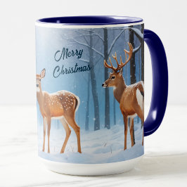 Gewohnte Weihnachtsferien-Tasse im Schneewald Tasse