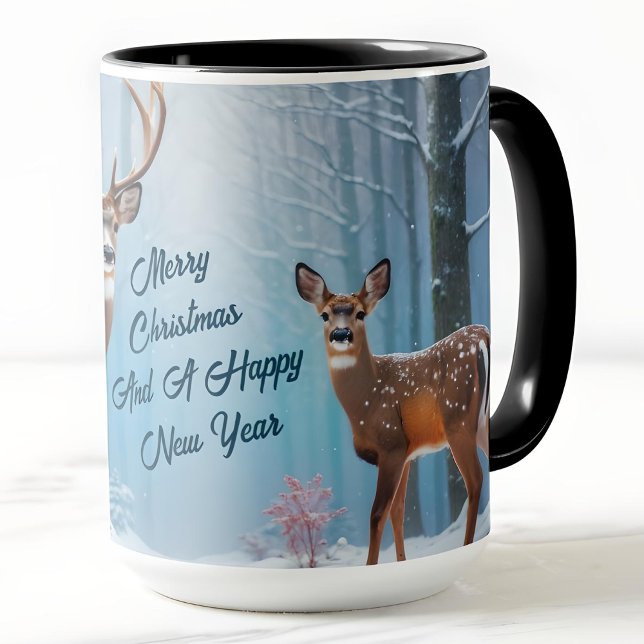 Gewohnte Weihnachtsferien-Tasse im Schneewald Tasse (Von Creator hochgeladen)