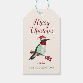 Gewohnter Ruby-throated Hummingbird Geschenkanhänger