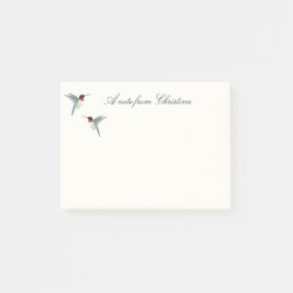Gewohnter Ruby-throated Hummingbird Post-it Notes Klebezettel