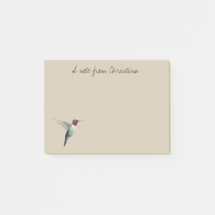 Gewohnter Ruby-throated Hummingbird Post-it Notes Post-it Klebezettel