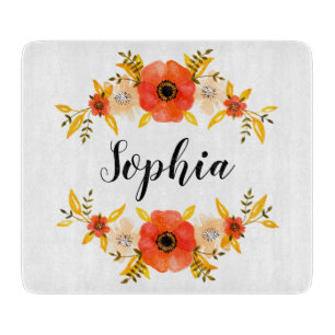 Gewohnter Text für Girlanfarbenkorallen Schneidebrett