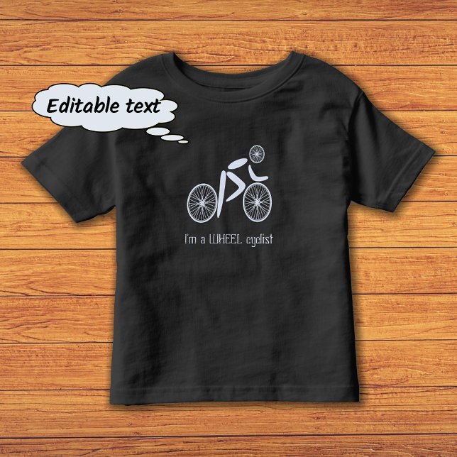 Gewohnter Text für Radfahrer Kleinkind T-shirt (Von Creator hochgeladen)