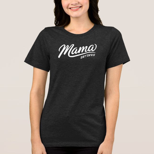 Gewohntes Geburtsjahr und Osten. Shirts der Mama - (Vorderseite)
