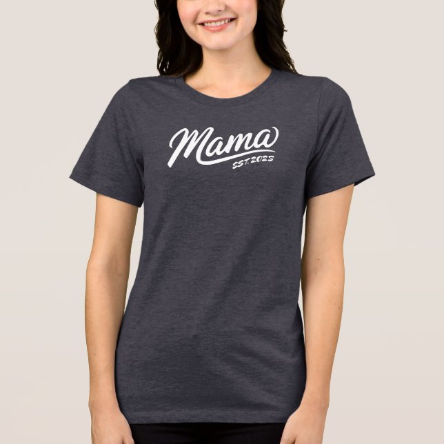 Gewohntes Geburtsjahr und Osten. Shirts der Mama - (Vorderseite)