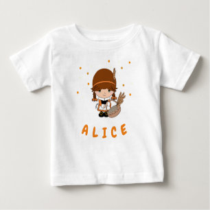 Gewohntes Hübsches Girl Baby T-shirt