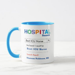 Gewohntes Krankenhaus ICU-Krankenversicherung Tasse