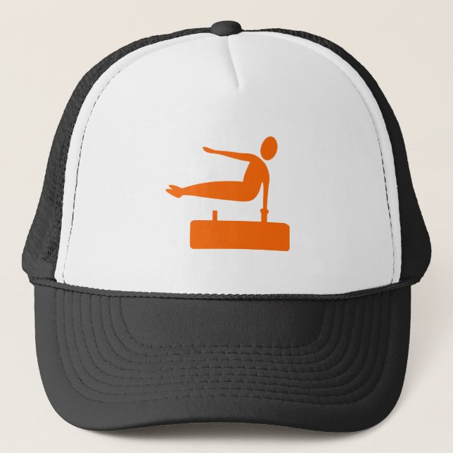 Gewölbe: Orange Truckerkappe (Vorderseite)