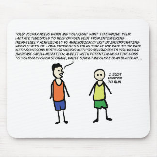 Gewollt ausgeführt mousepad