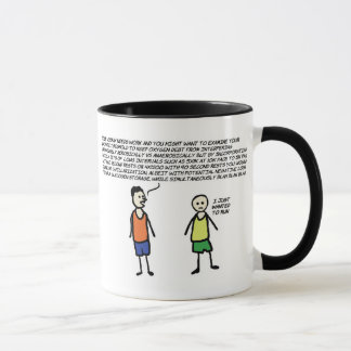 Gewollt ausgeführt tasse