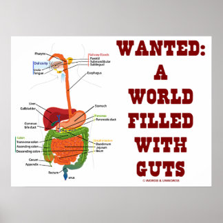Gewollt: Eine Welt voll von Wölfen (anatomische Wa Poster