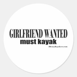 gewollt Freundin Runder Aufkleber