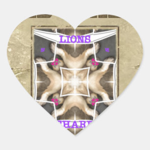 Gewollt Frieden, Liebe und Inspiration: Harmonie v Herz-Aufkleber