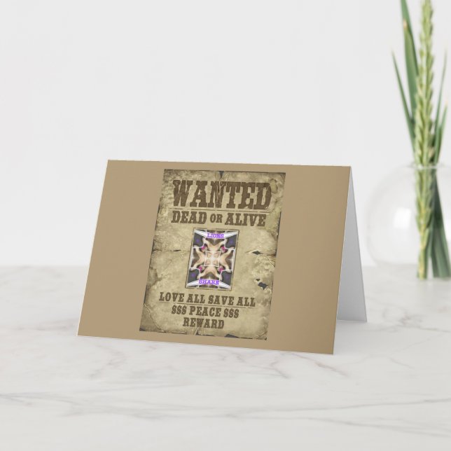 Gewollt Frieden, Liebe und Inspiration: Harmonie v Karte (Vorderseite)