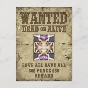 Gewollt Frieden, Liebe und Inspiration: Harmonie v Postkarte