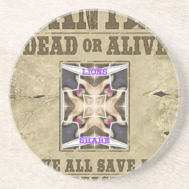 Gewollt Frieden, Liebe und Inspiration: Harmonie v Untersetzer (Vorne)