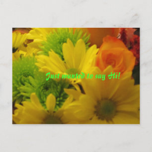 Gewollt, ihn zu sagen postkarte