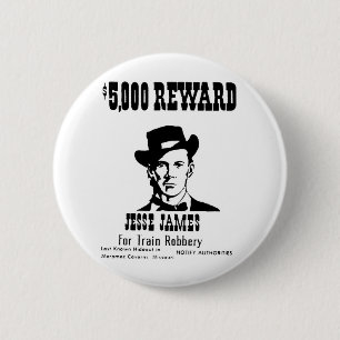 Gewollt Jesse James Button