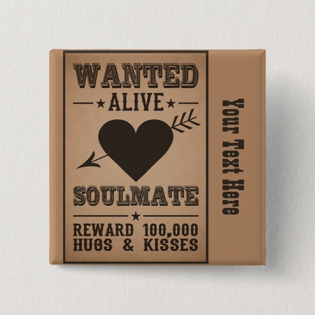 GEWOLLT Live: SOULMATE-Taste Button (Vorderseite)