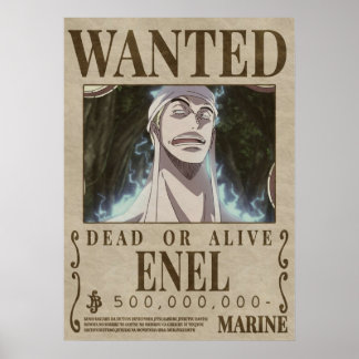 Gewollt One Piece Enel Poster
