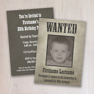 GEWOLLT Poster Funny Birthday Einladung