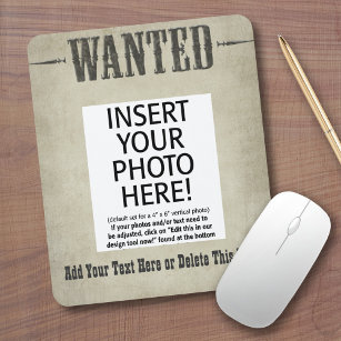 Gewollt Poster Mousepad - Passen Sie das an!