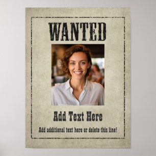 GEWOLLT POSTER: Passen Sie das an! Poster
