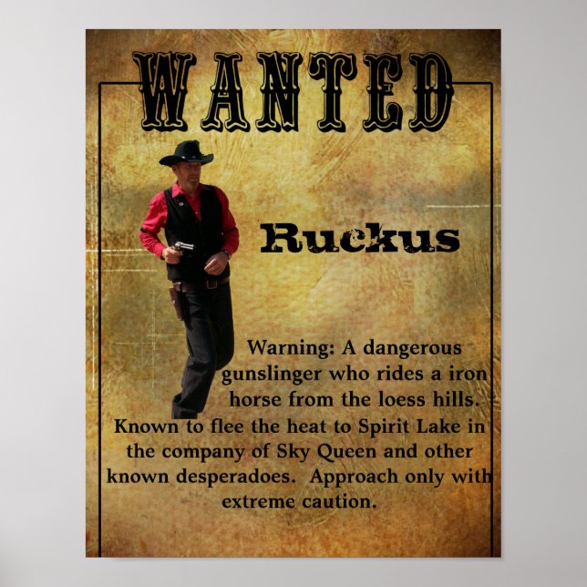 Gewollt Poster Ruckus (Vorne)