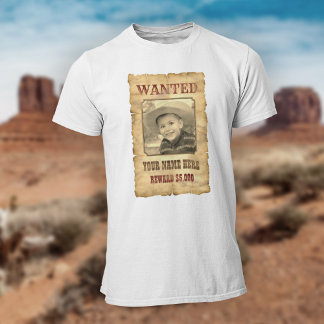 Gewollt Poster | Vintager Fotovorlage "Wild West" T-Shirt