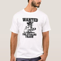 Gewollt Raccoon - Funny Outlaw Trash Stealer