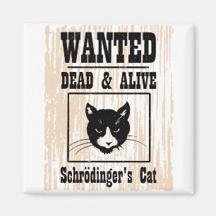 Gewollt Schrodinger-Katze Magnet