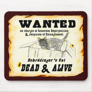 "GEWOLLT: Schrodingers Katze" Mousepad