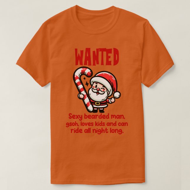 Gewollt Sexy Santa T-Shirt (Design vorne)