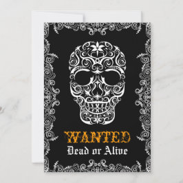 Gewollt Tote oder Live-Halloween-Öllöwe Einladung