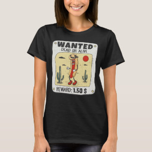 Gewollt Toter oder lebendiger lustiger Hot Dog Cow T-Shirt