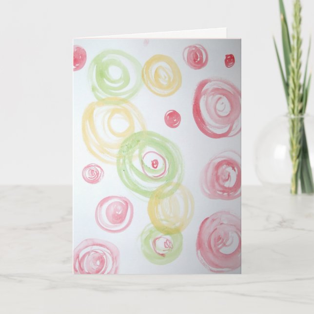 Gewollt, um zu sagen: "Hallo." Grußkarte Karte (Vorderseite)