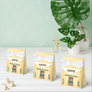 GEWOLLT 🤠 Vintage Cowboy Boots Wedding Geschenkschachtel