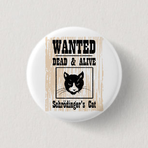 Gewollten Schrodingers Katze Button
