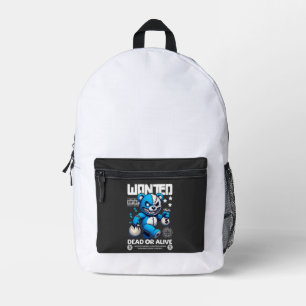 Gewollter Bandit Bär Grafik Rucksack