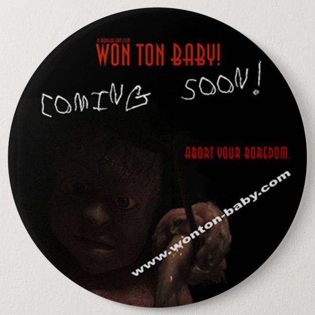 Gewonnenes Tonnen-Baby! Begrenzte Zeit-fördernde Button (Vorderseite)