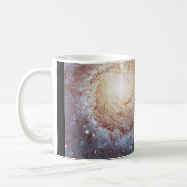 Gewundene Galaxie-unordentlicheres 74 Raum-Foto Kaffeetasse (Links)