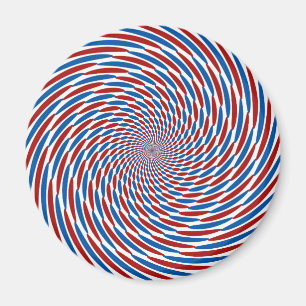 Gewundene Illusions-Explosion Magnet