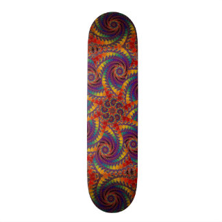 Gewundene Kraken-psychedelische Skateboard