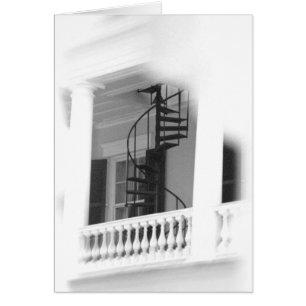 Gewundene Treppe im Freien